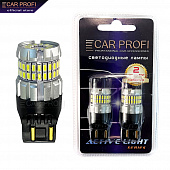 Светодиодная лампа T20/W21W 19 SMD 4014 CAN, с обманкой, 7443 (2 контакта)